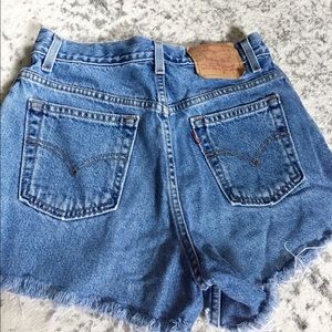 Levi’s High Waisted “Mom” Shorts